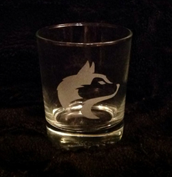 Husky Head Whiskey Glass